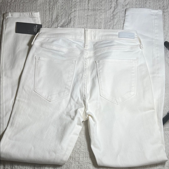 Abercrombie & Fitch Cream Harper low rise Super Skinny Jeans size 27/4R - Picture 9 of 10